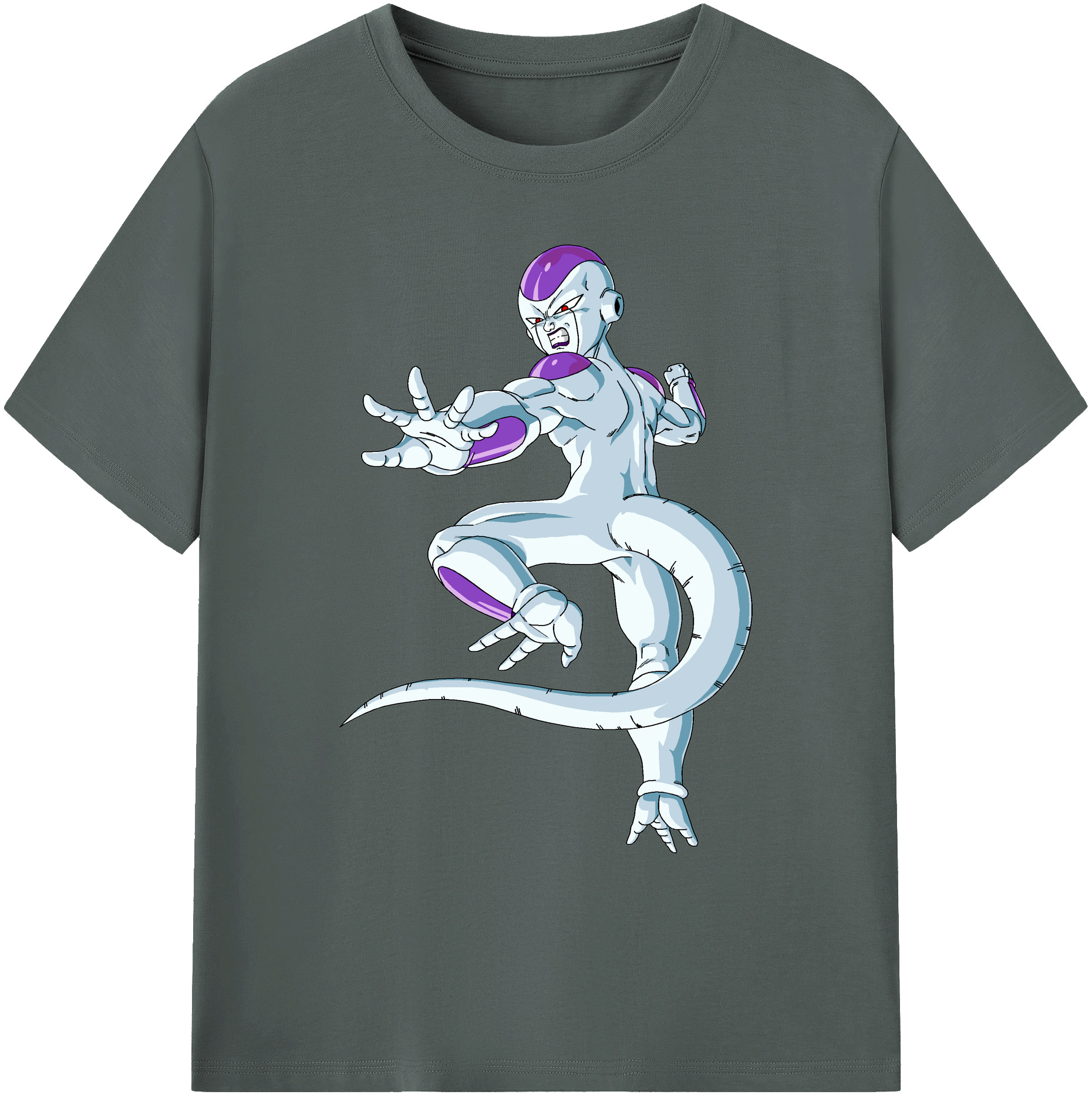 （画像用） ドラゴンボール フリーザ DRAGON BALL Frieza 綿100％ メンズ半袖Tシャツ｜肌触りやわらか＆通気性